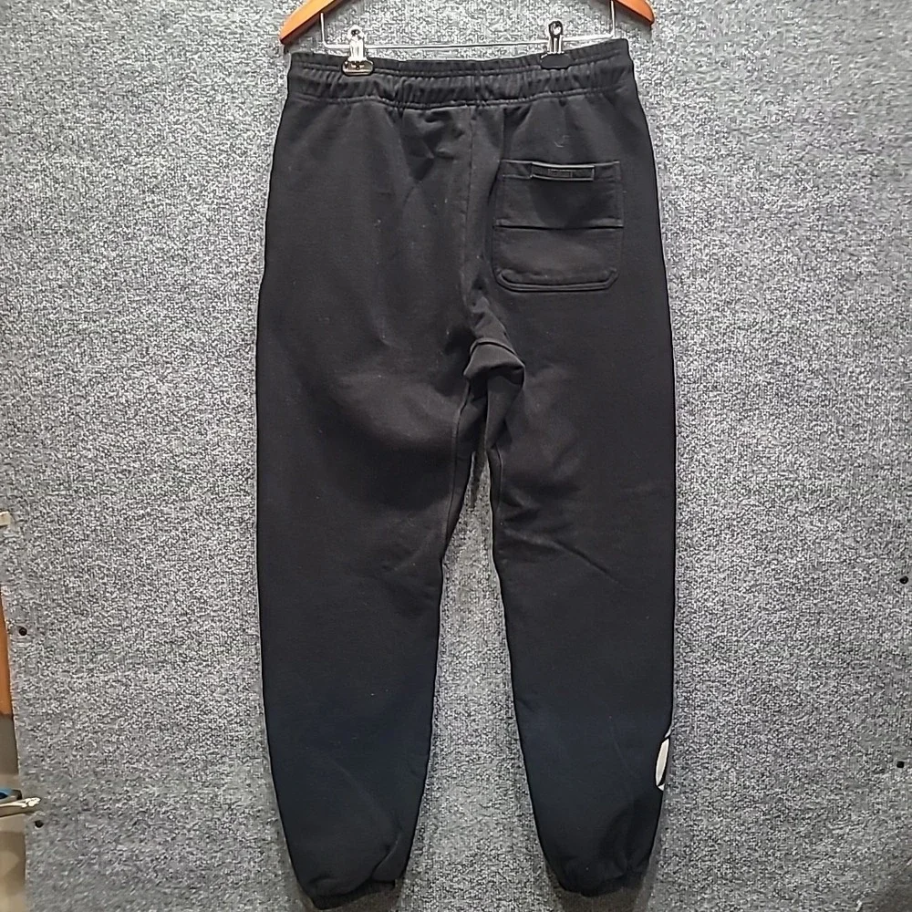 Memory Lane LA Sweatpants Men Medium Black Cotton Streetwear Logo Joggers